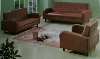 亞毅辦公家具 咖啡色皮革沙發 也有白色 皮面沙發 三人座沙發 另有二人座沙發 單人沙發椅