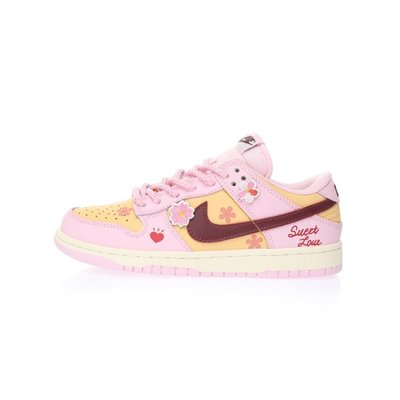 Nike SB Dunk Low Cherry Blossoms 灌籃系列 低筒 運動鞋 滑板鞋 淺粉黃酒紅櫻花
