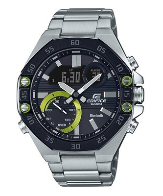 CASIO手錶公司貨EDIFICE八角形 藍牙智慧錶款 ECB-10DB-1A  GA-2100