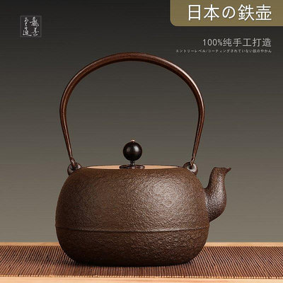 茶藝師 龍善堂鐵壺 鑄鐵茶壺泡茶燒水壺日本進口無涂層煮南部鐵器煮水壺