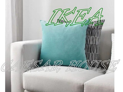 ╭☆卡森小舖☆╮【IKEA】春季新品上市粉嫩藍綠色SANELA 全新素色抱枕套 (不含抱枕心) 絨棉質 抱枕套