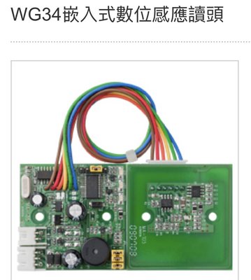 TSM WG34崁入式感應讀頭MA-105WG（MA-510用）