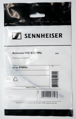 全新 SENNHEISER原廠 EW系列 G3 G4 無線麥克風用天線 558-626MHz Band G 103mm