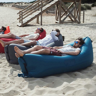 超輕歐美懶人空氣沙發戶外沙發睡袋野外充氣沙發床坐墊睡床 快速充氣墊 沙灘 度假 野餐