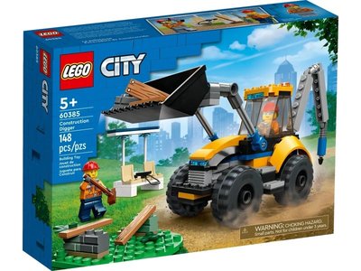 積木總動員 LEGO 樂高 60385 City系列 工程挖土機 148pcs 外盒:26*19*6cm