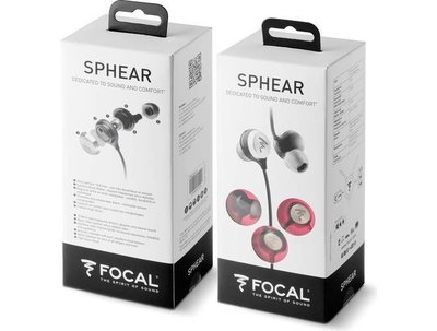 【喜龍音響】FOCAL Sphear  耳道式耳機 可線控 可通話  公司貨  FOCAL好聲音