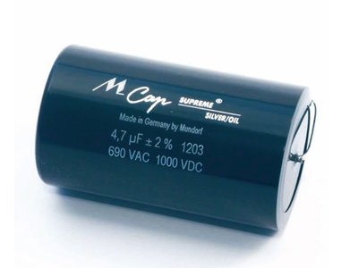 MCap 油浸銀箔電容 1.0uF/1000VDC(690VAC) Silver Oil 自取 免運