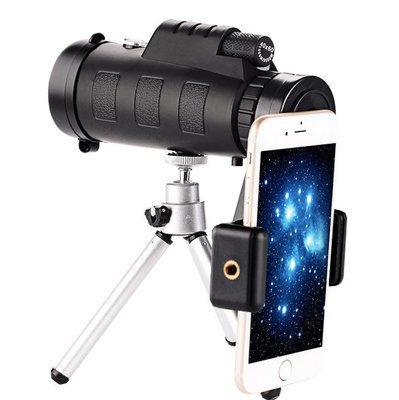【用心的店】高倍高清40X60雙調高清微光夜視 戶外觀景手機拍照單筒望遠鏡
