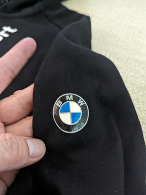 BMW PUMA 黑色連帽外套 S號
