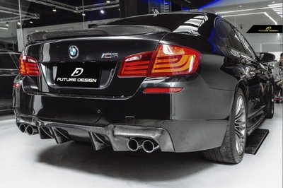 【政銓企業有限公司】BMW F10 M5 專用 高品質 抽真空 碳纖維 卡夢 後下巴 後中包  現貨供應 免費安裝