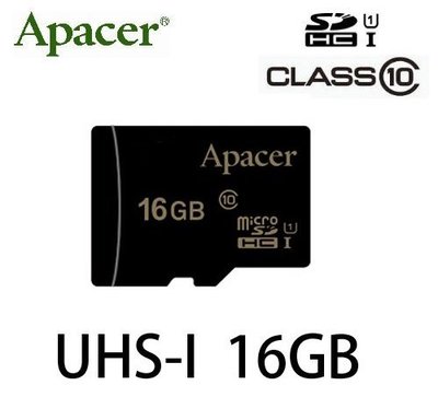 APACER 宇瞻 MicroSCHC 16GB Class 10 TF/Micro SDHC/ 宇瞻終身保固 產地台灣