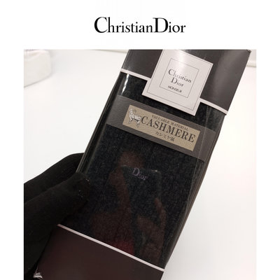 【皮老闆二店】 新古真品 Christian Dior 中筒襪 男襪 女襪 精品襪 25CM 襪子 盒裝 紫117