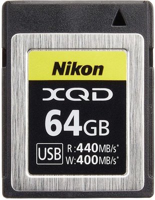 NIKON XQD 64GB 440MB/s  MC-XQ64G【平行輸入】( 似 sony QD-G64F )