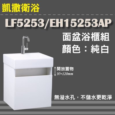 YS時尚居家生活館 凱撒面盆浴櫃組LF5253/EH15253AP(不含龍頭)