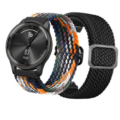 Garmin Vivomove Trend 智能手錶的彈性編織錶帶 Garmin Vivomove Trend 智能手錶
