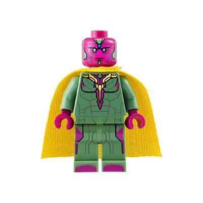 眾信優品 【上新】LEGO樂高 漫威超級英雄 人仔 復仇者聯盟3 sh178 旺達幻視 76032LG1113