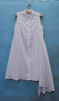 全新設計師品牌 Dleet 李倍 漂亮白色細膩純棉洋裝 100%棉