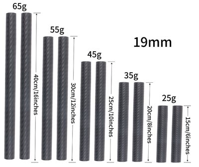 【誠信經營-好品質】15mm/19mm管徑碳纖維導管 導軌碳纖管 相機配件跟焦器連接滑導軌