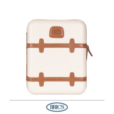 【Chu Mai】Bric's BAC00660 包袋配件 盥洗包 化妝包 過夜包 旅遊包 收納包-米白色(免運)