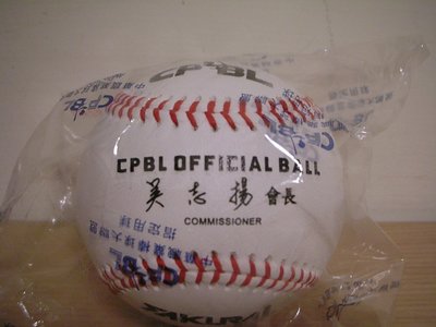 全新外袋未拆CPBL 2016中華職棒27年比賽實戰用球棒球華櫻990 CPBL OFFICIAL BALL印吳志揚會長