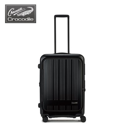 【Crocodile】鱷魚 24吋日系煞車輪 行李箱/旅行箱(黑色08424) 【威奇包仔通】