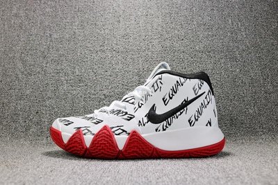 Nike Kyrie 4 BHM“Equality”白黑 經典涂鴉 潮流 籃球鞋 男鞋 AQ9231-900