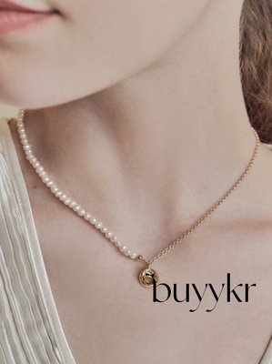 5siss韓代飾品buyykr | engbrox 韓國設計師品牌珍珠拼接項鍊