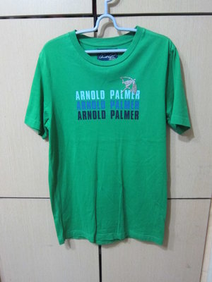 衣市藍~Arnold Palmer 短袖T恤 (48號~M~綠~) (210329)