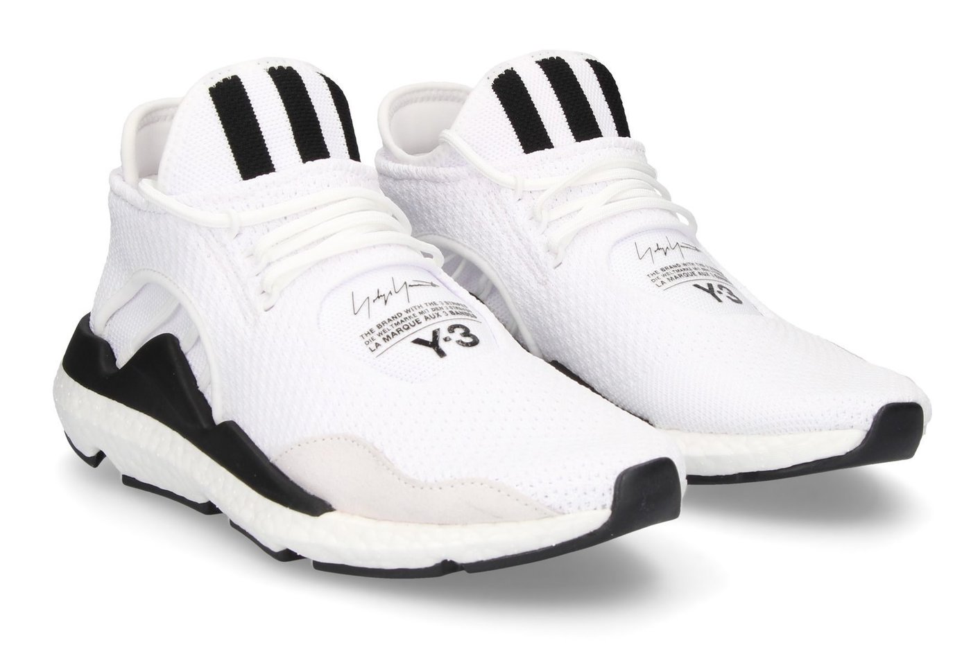 CodE= ADIDAS Y-3 SAIKOU 編織慢跑鞋(白黑灰)AC7195 BOOST ORIGINALS