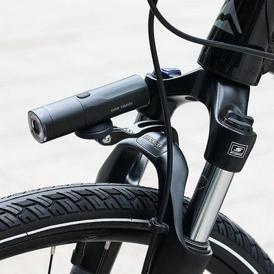 自行車燈架鋁合金小布前叉燈座手電筒支架GOPRO底座騎行相機支架