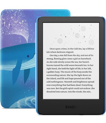 送瑩幕保護貼【現貨+保固】Amazon All-new Kindle kids黑/白色 16G現貨 最新版本有背光 6吋(含原廠殼1