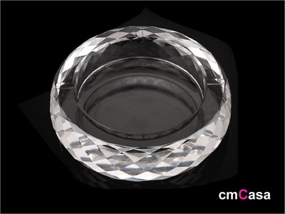 = cmCasa = [4782] 歐式創意煙缸 時尚個性碎鑽形玻璃煙灰缸 經典新發行