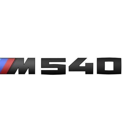 【樂駒】BMW M540i Trunk Emblem Black 黑色字標後車廂行李箱貼紙