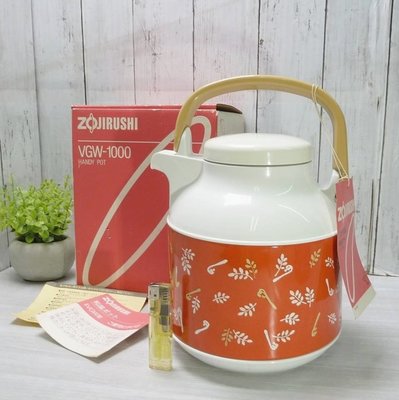【JP.com】象印 ZOJIRUSHI VGW-1000 保溫壺 1.0L 和風陽春花柄 水壺 茶道具 日本製