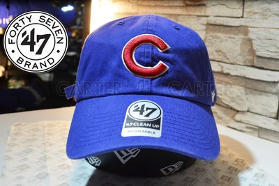 47 Forty Seven Brand Chi Cubs Royal Blue 肆拾柒芝加哥小熊寶藍色可調式老帽