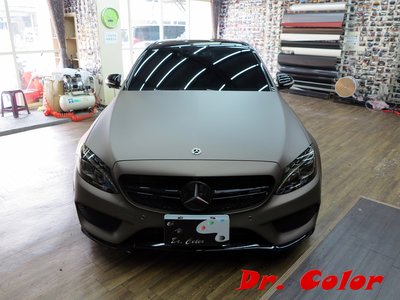 Dr. Color 玩色專業汽車包膜 M-Benz C300 全車包膜改色 (3M 1080_M209)