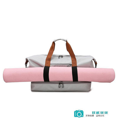 新款旅行包韓版手提短途旅游行李包大容量輕便干濕分離運動健身包.