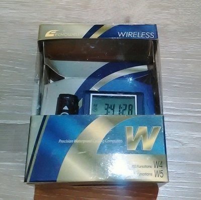 便宜賣降價賣-全新 Echowell W5十二功能無線車錶 旅程電腦 藍色版 獨家維修提示