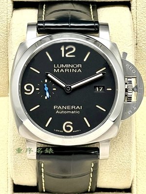 重序名錶 PANERAI 沛納海 Luminor PAM1312 PAM01312 透明底蓋款 三日鍊 自動上鍊腕錶
