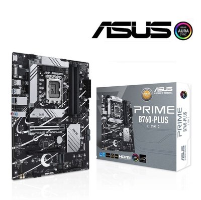 現貨】全新 ASUS 華碩 PRIME B760 PLUS-CSM D5 主機板 M2 AURA PCIE4.0【公司貨