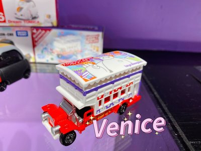 東京迪士尼TOMICA 大英雄天團杯麵遊園車雙層巴士多美小車Venice維娜絲日本代購