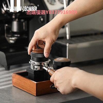 MHW轟炸機咖啡布粉器 咖啡器具不銹鋼意式咖啡壓粉器套裝咖啡工具