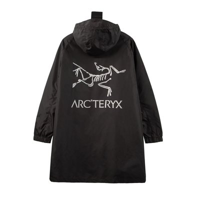 22ss Arc‘teryx Beta LT 始祖鳥3M反光logo尼龍帆布拉鍊長款雨衣雨披風衣外套