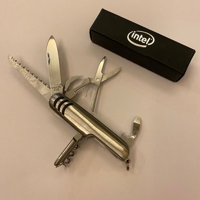 Intel 萬用11合1多功能瑞士刀 萬用刀 瑞士刀 開瓶器 鋸子 小刀 剪刀 鑰匙環