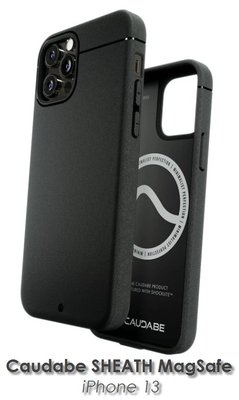 Caudabe SHEATH MagSafe IPHONE 13 PRO 6.1" 磁吸保護殼 極簡黑【現貨】