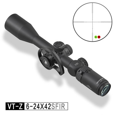 台南 武星級 DISCOVERY 發現者 VT-Z 6-24X42 SFIR 狙擊鏡 ( 真品瞄準鏡抗震倍鏡氮氣快瞄內紅