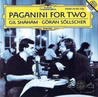 【黑膠唱片LP】帕格尼尼:小提琴&amp;吉他二重奏 Paganini For Two/吉爾夏漢&amp;索徹爾---4802219