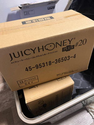 Juicy Honey 20 星乃莉子、本郷愛、美谷朱里、梓光莉 健身房 全新 未拆封 盒卡 一箱12盒 日本帶回