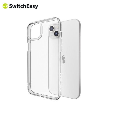 SwitchEasy NUDE iPhone 15 6.1吋 晶亮透明軍規防摔保護殼