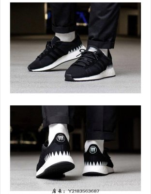 （全新正品）adidas x Neighborhood Chop Shop 黑色 聯名 DA8839 慢跑時尚潮流休閒鞋
